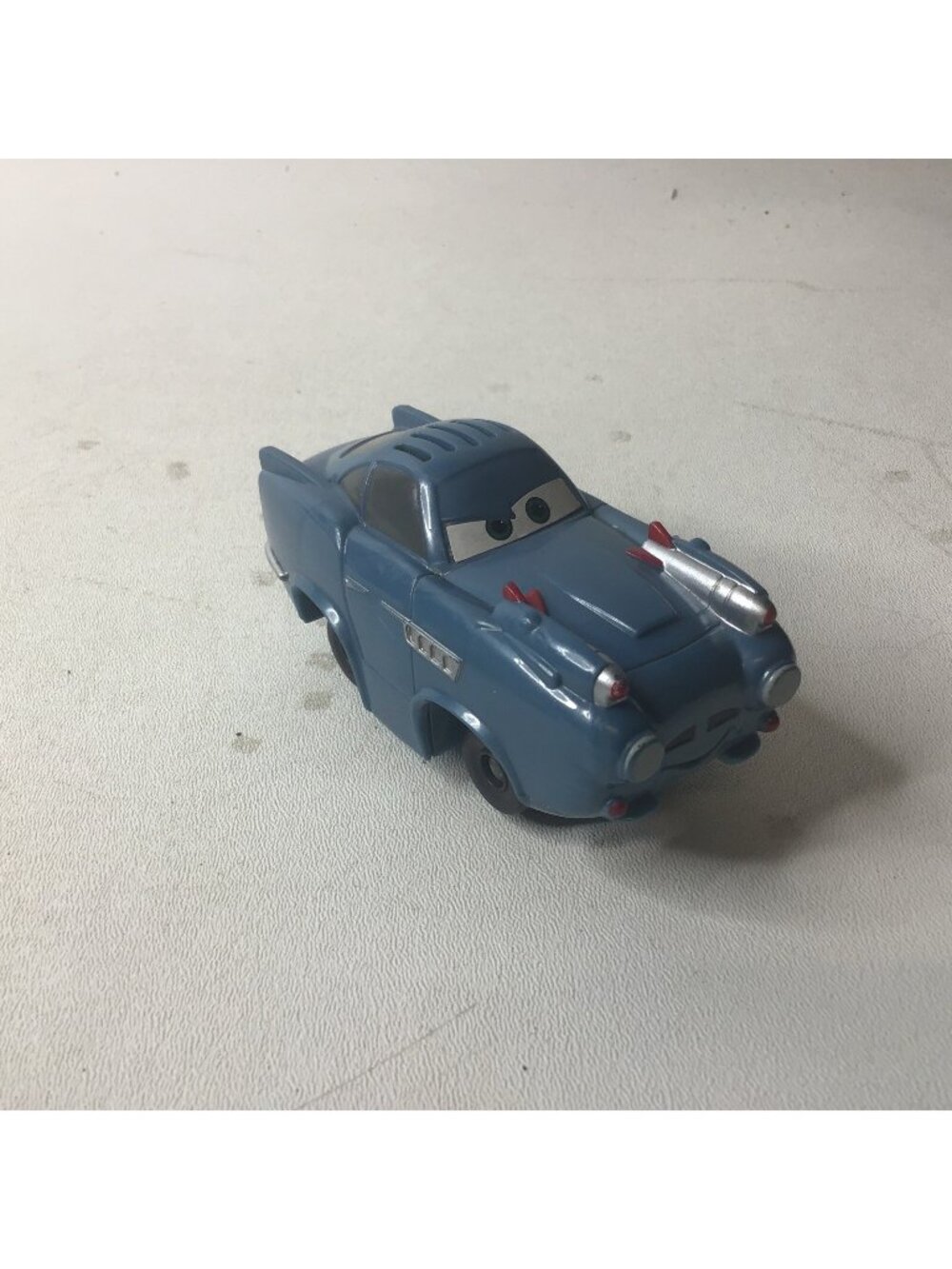 2010 Fisher Price Disney Pixar Cars 2 GeoTrax Finn McMissile  Push Car